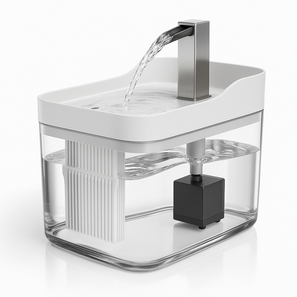 Fontaine à eau Chat / Chien automatique silencieuse haute capacité - Recharge usb