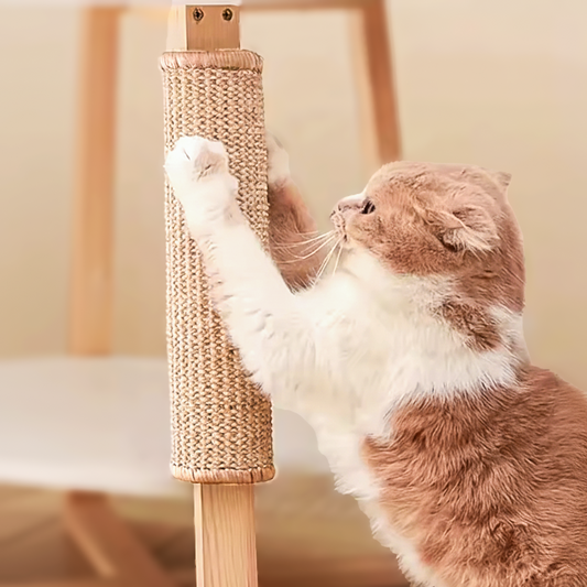 Griffoir pour chat naturel en sisal - S'adapte sur multiples surfaces