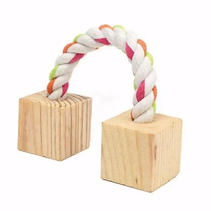 Jouets à mâcher en matériaux naturels pour rongeurs - Bois durable - Lapins, Hamsters, Cochons d'Inde
