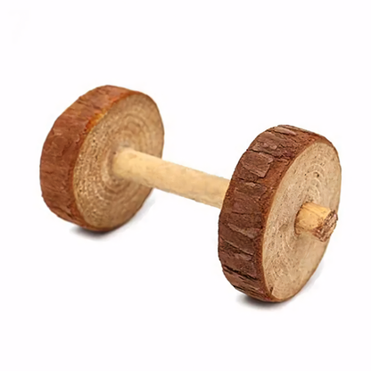 Jouets à mâcher en matériaux naturels pour rongeurs - Bois durable - Lapins, Hamsters, Cochons d'Inde