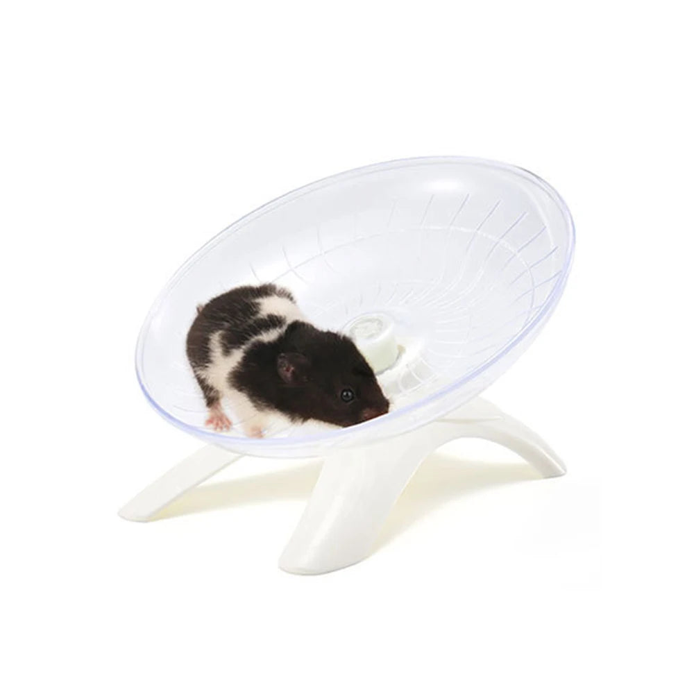 Roue d'exercice silencieuse pour hamsters, souris, hérissons