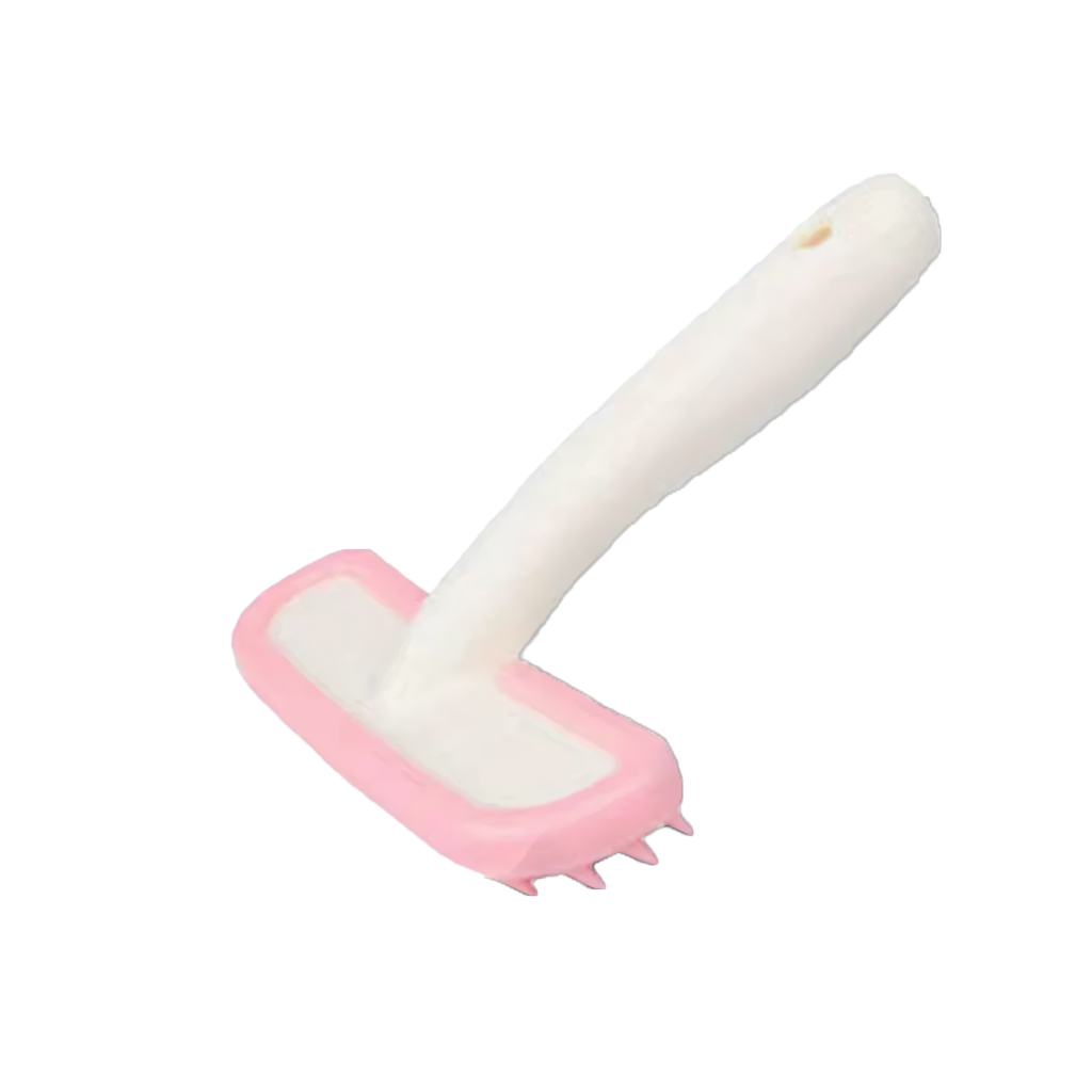 Peigne massant et épilateur pour lapins - Élimination de l'excès de poils
