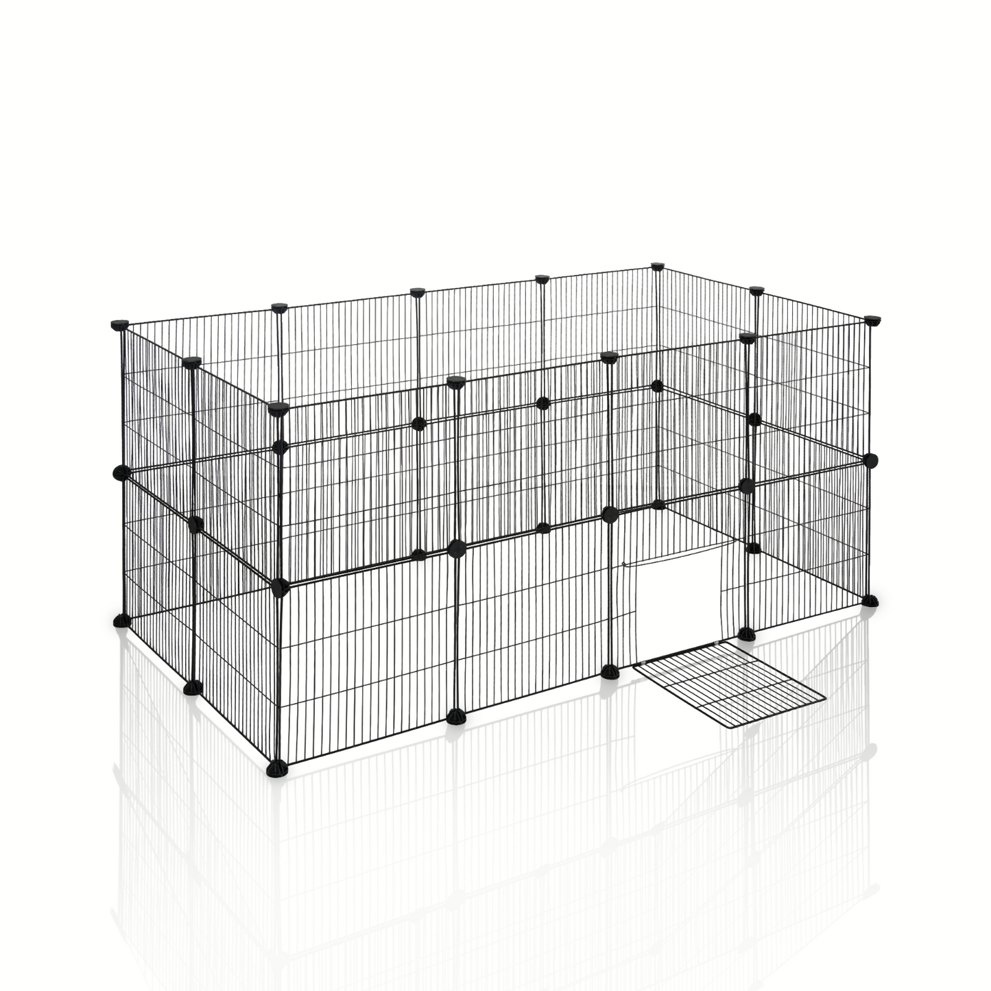 Cage XXL réglable pour Rongeurs - Assemblage Flexible - Lapins, Hamsters, hérissons, cochons d'inde