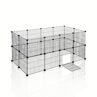 Cage XXL réglable pour Rongeurs - Assemblage Flexible - Lapins, Hamsters, hérissons, cochons d'inde
