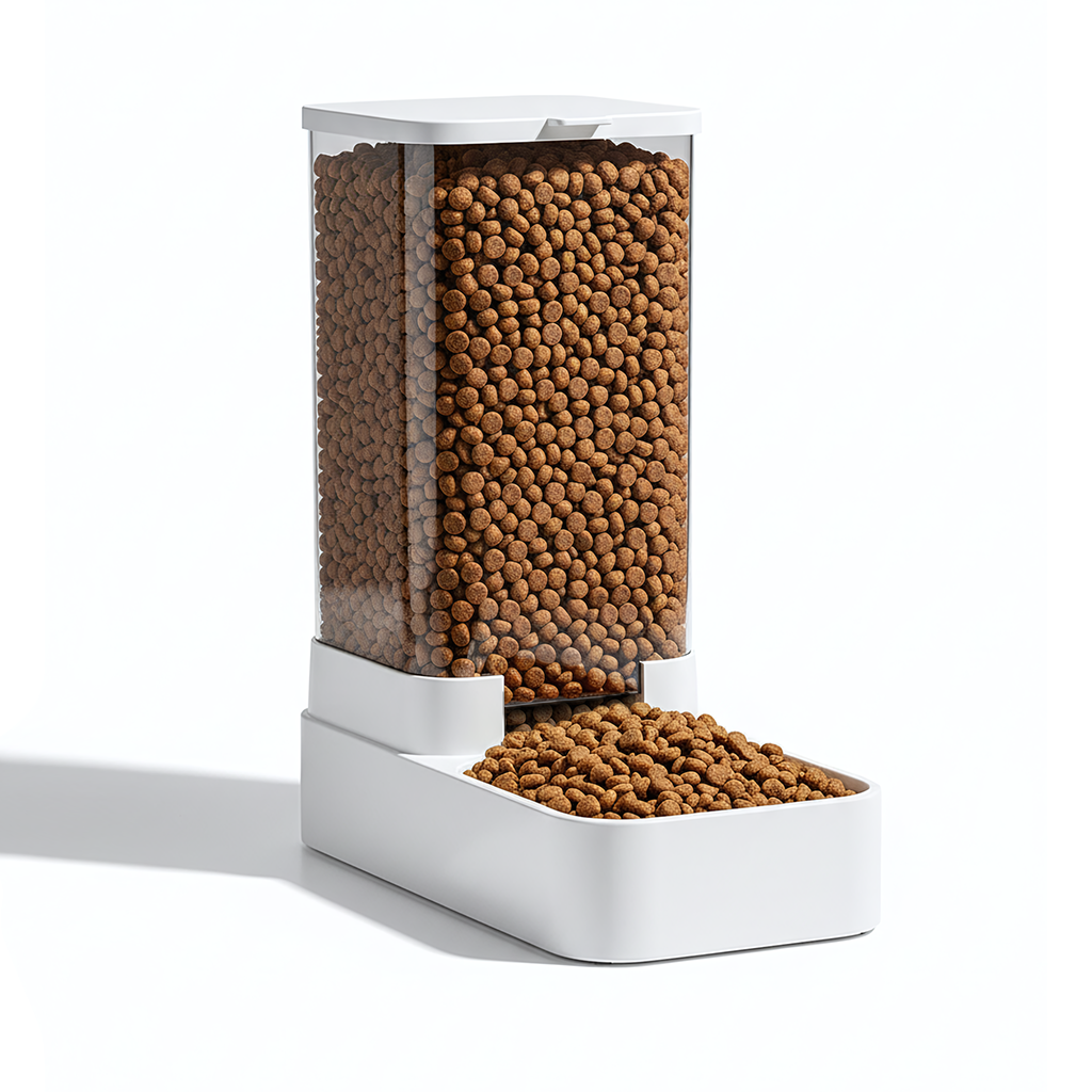 Distributeur de croquettes à gravité - Chats et Chiens