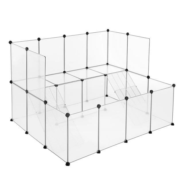Enclos modulable XL - Cage / Parc pour petits animaux - Lapin, Hamster, Cochon d'Inde