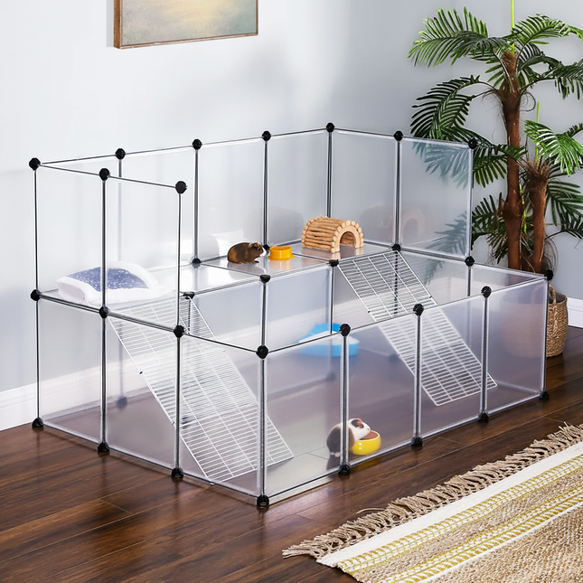 Enclos modulable XL - Cage / Parc pour petits animaux - Lapin, Hamster, Cochon d'Inde