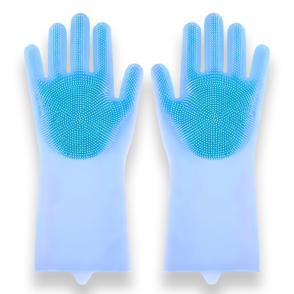 Gants de toilettage pour chiens et chats en silicone