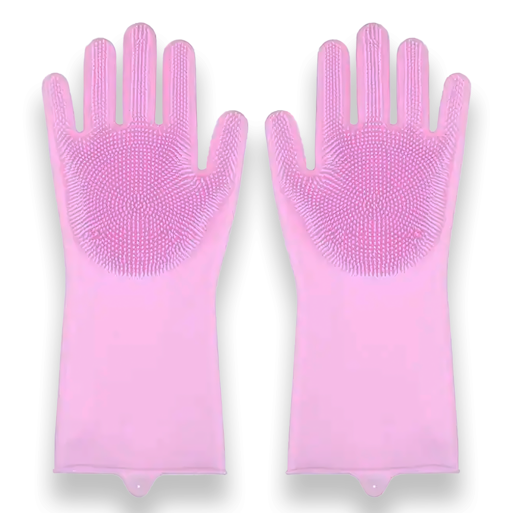 Gants de toilettage pour chiens et chats en silicone