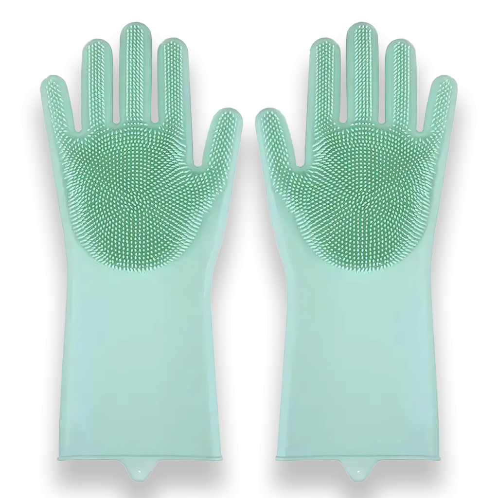 Gants de toilettage pour chiens et chats en silicone