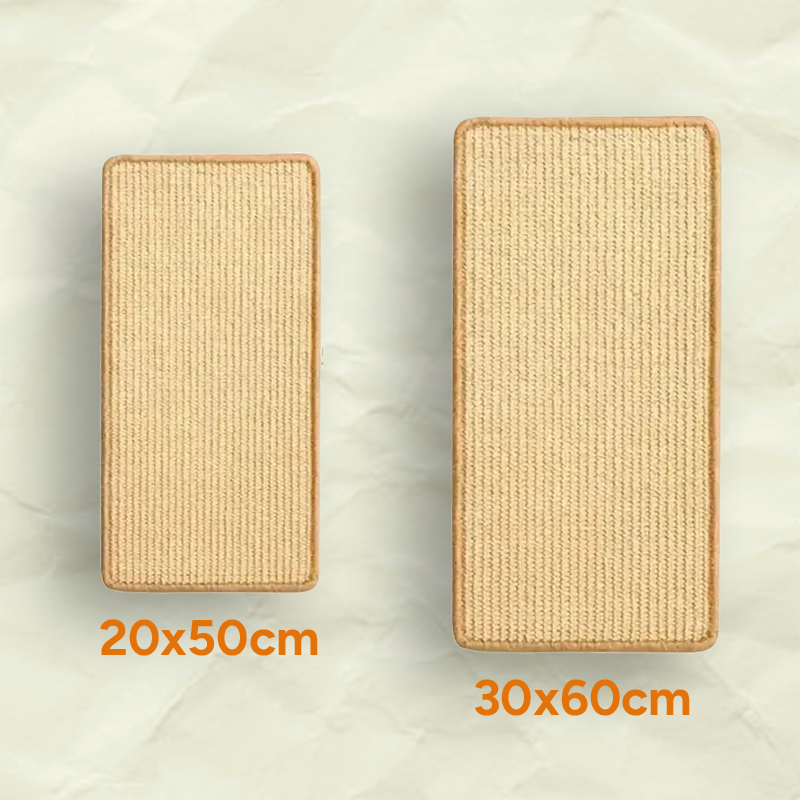 Griffoir pour chat naturel en sisal - S'adapte sur multiples surfaces