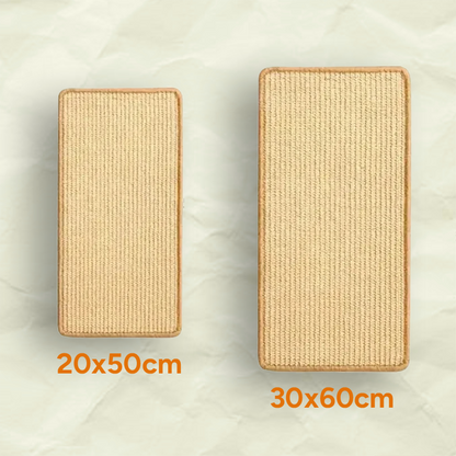 Griffoir pour chat naturel en sisal - S'adapte sur multiples surfaces